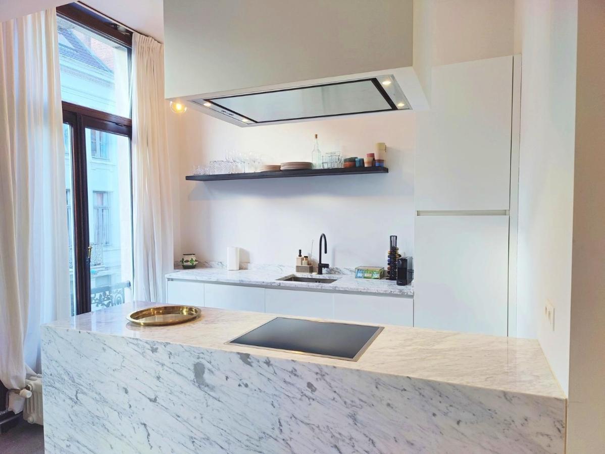 Traditional Chic, High Ceilings' Apt Aircos And Garage แอนต์เวิร์ป ภายนอก รูปภาพ